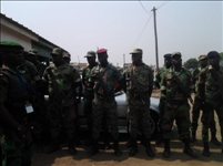 Défense: visite surprise du Commissaire du gouvernement, le colonel Ange Kessi aux corridors